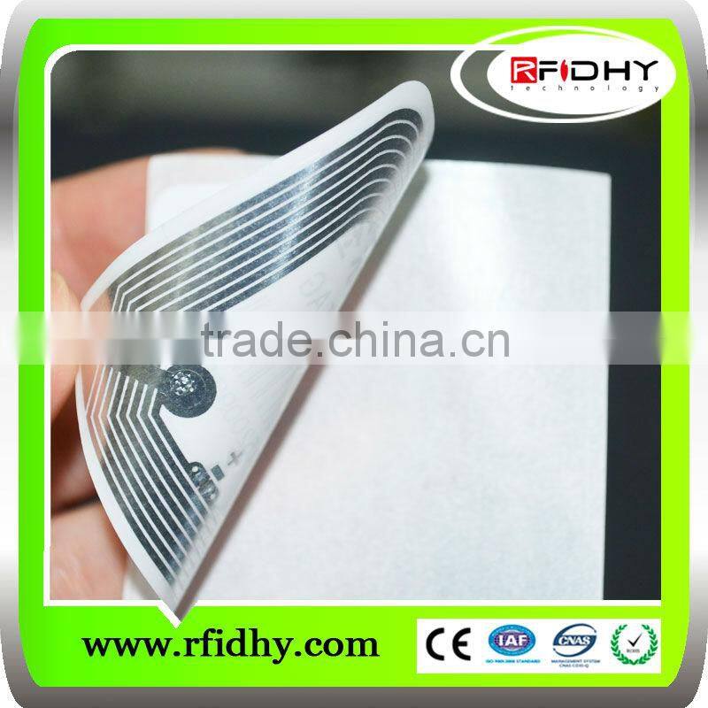Free samples 3*8 layout 13.56mhz fudan f08 rfid sticker/nfc sticker