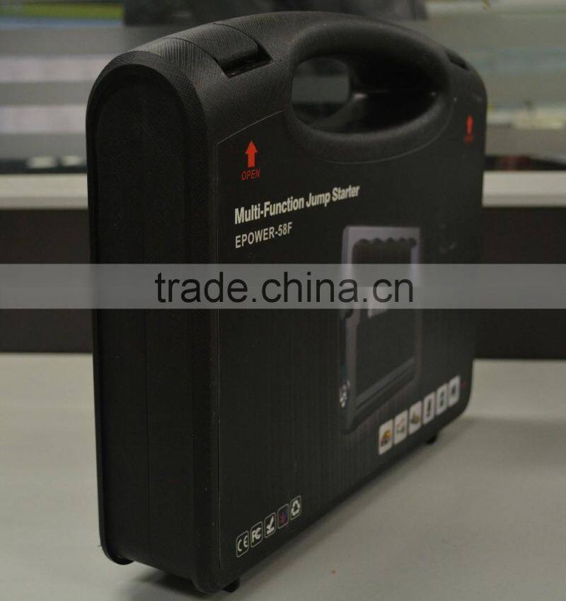 Multi-function epower lipo battery jump starter car accessory mini jump starter powerbank professional 12V jump starter