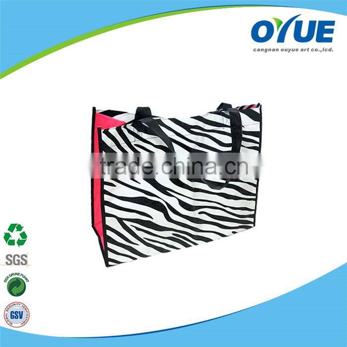 Promotional cheap recycled pp woven shopping bag