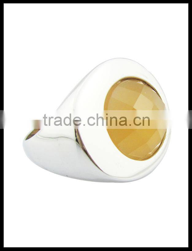 2014 Fashion Ring with Gemstone/CZ,Engagement&Gifts Quartz Ring