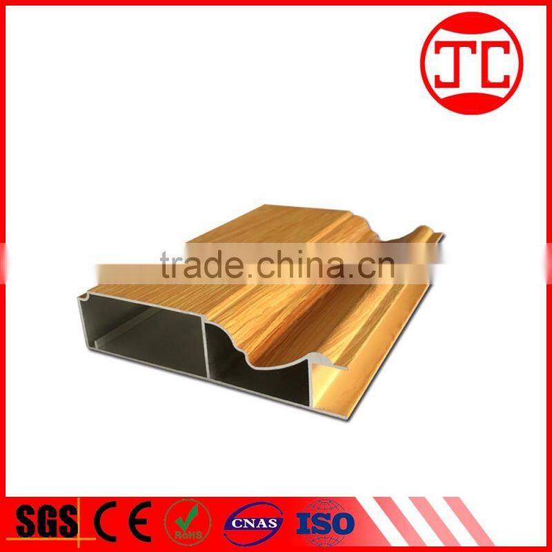 Wood Grain Full Aluminium Cabinet Door