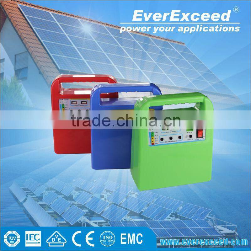 EverExceed reliable quality portable solar home system for outside solar lighting