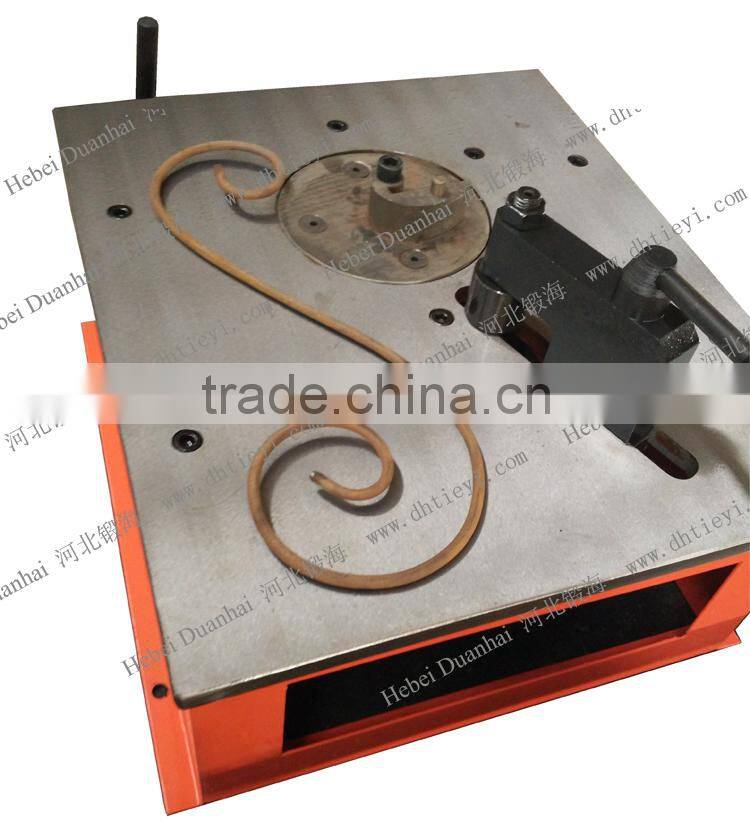 manual wrought iron machine hand scroll bender machine wrought iron machine