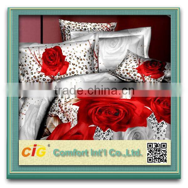 3d bedding set/bed sheet/comforter set