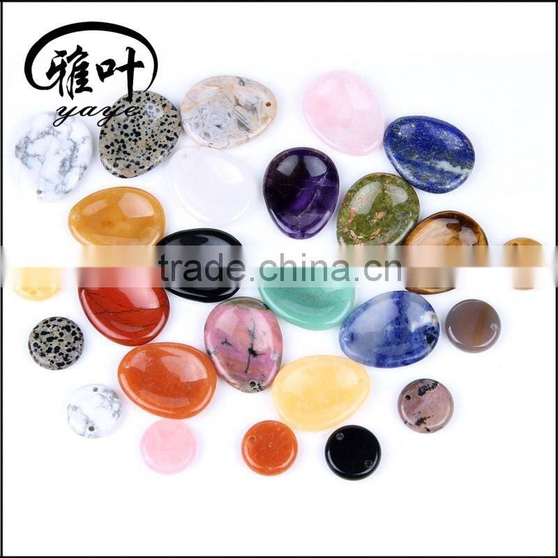 45*35*7mm Wholesale Black Obsidian Worry Stones Massage Stones