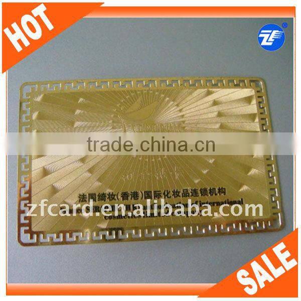 Custom cheap metal business cards china