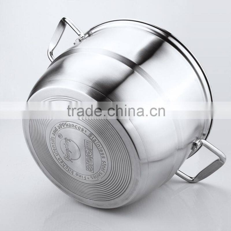 eco friendly large stainless steel soup boiler pot 2015 new and hot product
