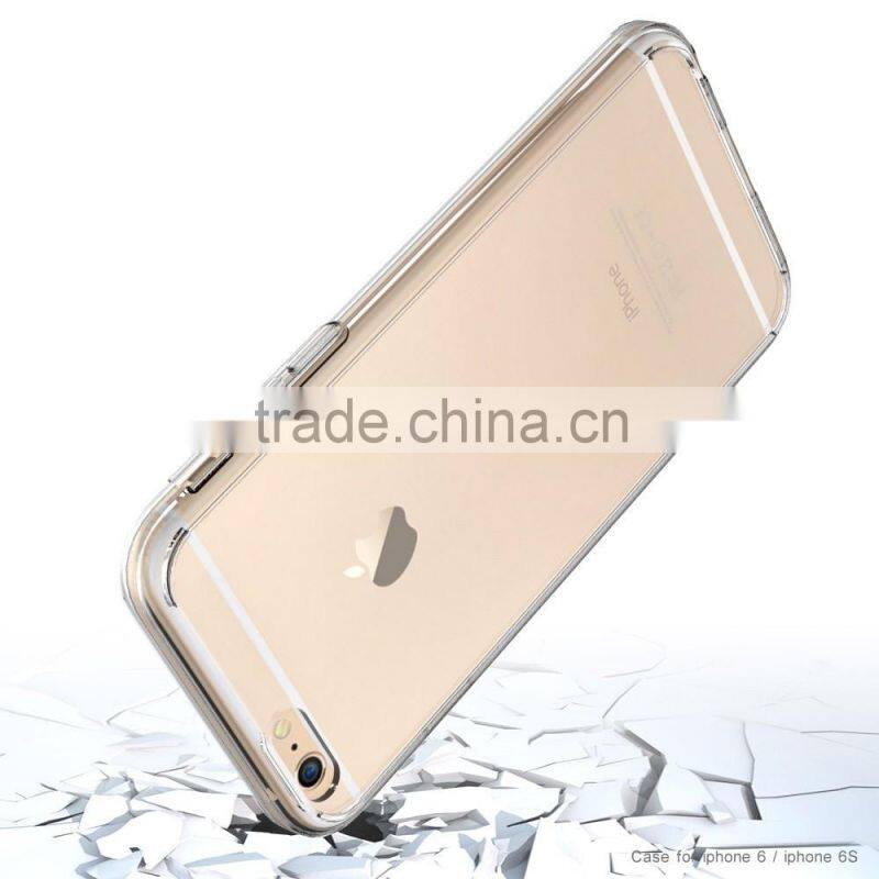 TPU BUMPER CLEAR HARD BACK MOBILE PHONE CASE FOR Iphone 6 6S Plus