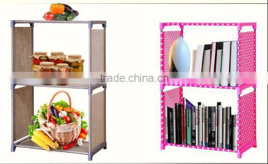 Best sell easy assemble folding furniture book rack design