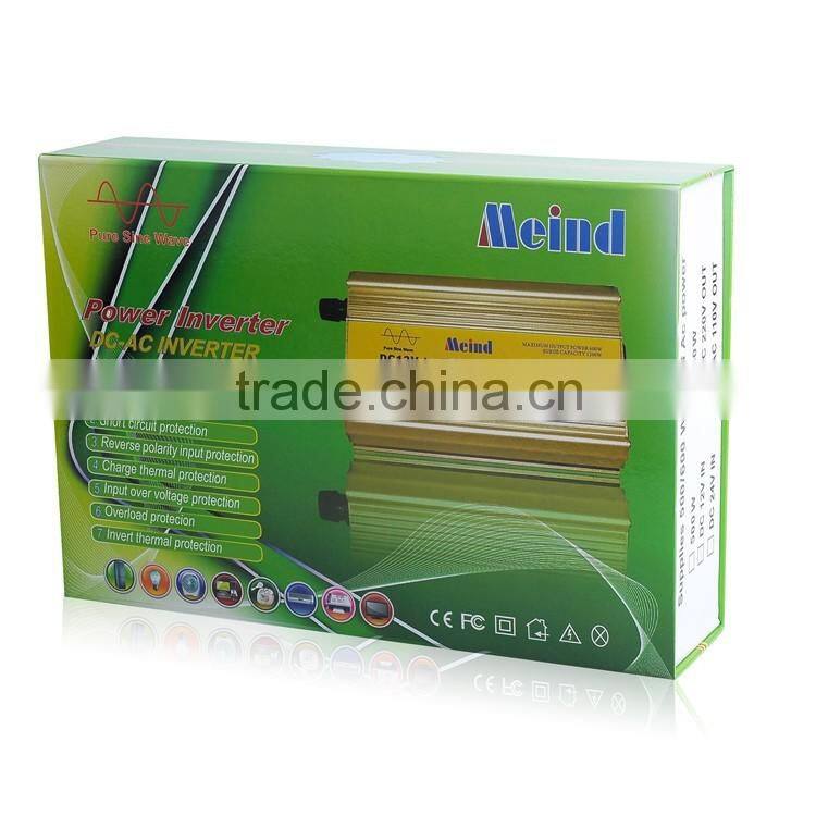 500w dc to ac power inverter 12v 220v 50hz pure sine wave inverter with all protections