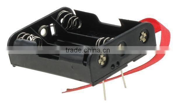 3 AA Battery Holder with PCB Pins and Ribbon,BH331P battery holder ,AA battery holder