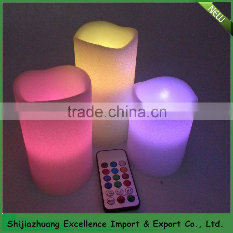 2016 hot sale remote control led candles lights for centerpieces in china