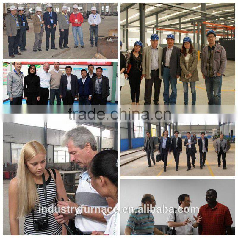 Pit type industrial electrical resistance furnace for quenching tempering