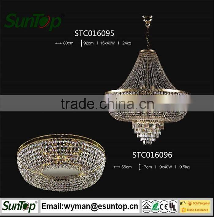 2016 best-selling crystal chandelier pendant has CE/Rohs/UL/SAA