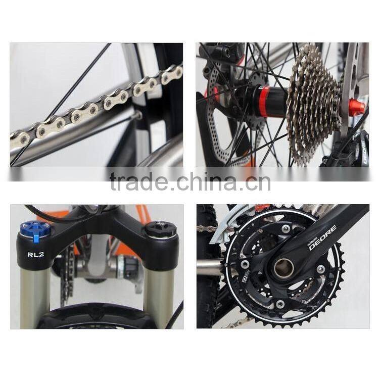 Customised China Mountain Bike Titanium Frame Mountain Bike