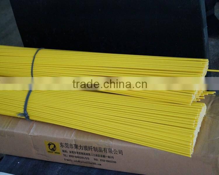 UV-resistant and light wight fiberglass colored rods