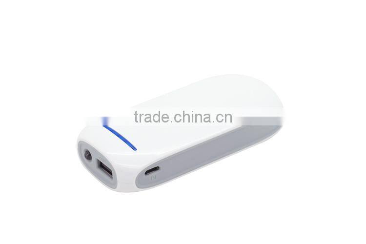 Brand New UV Finish Power Bank 4400mAh/5200mAh with LED Torch for Smart Phone