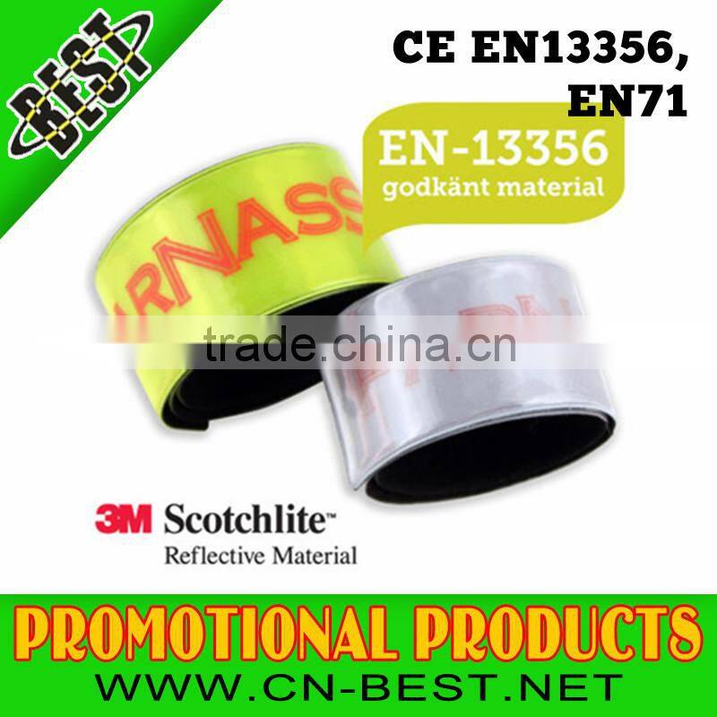 EN13356 reflective slap wrap wrist band