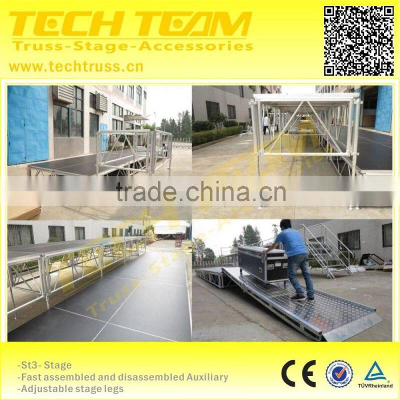 ST3-Stage Adjustable Wedding concert stage decoration