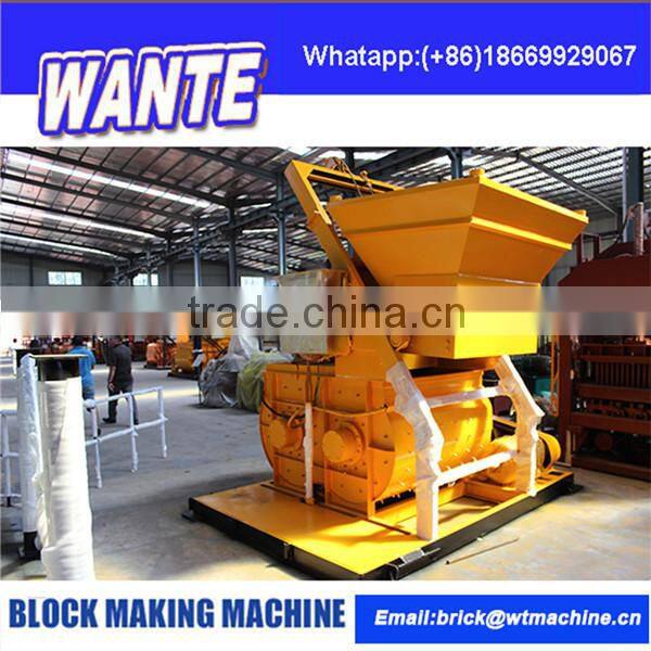 WANTE MACHINERY QT10-15 russia compressed earth brick block machine