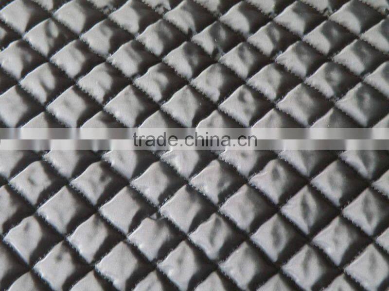 winter diamond 3 layers thermal padding quilting fabric for down coat/jacket