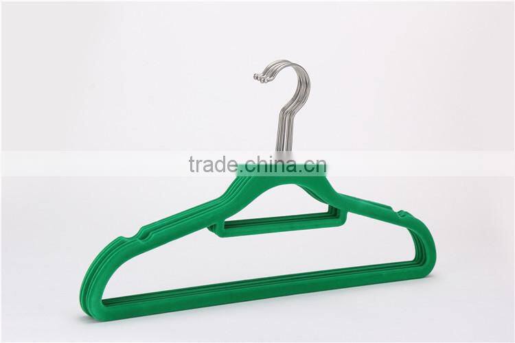 USA Chain Supermarket Supplier Velvet Hangers Black Custom Suit Hanger Factory Wholesale