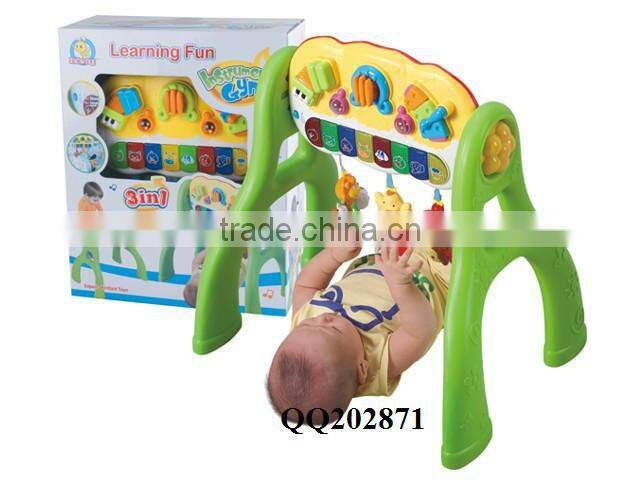 Plastic funny baby toy musical bed bell