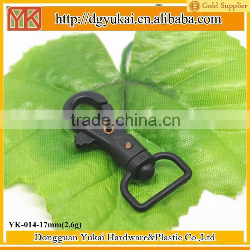 Yukai Black plastic bag swivel hook plastic dog hook