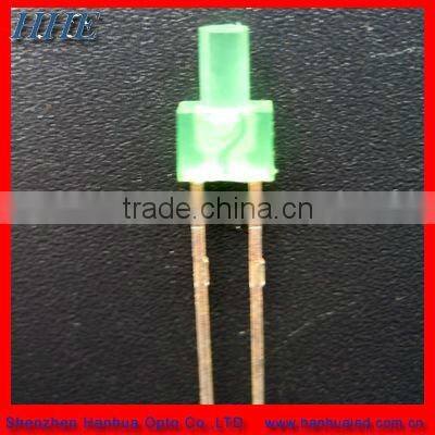 2mm nipple white water clear through hole led