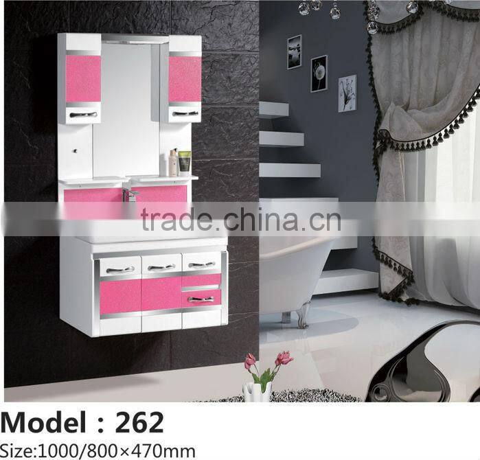 2014 New Model Hot Selling High Quality slim pvc bathroom cabinet