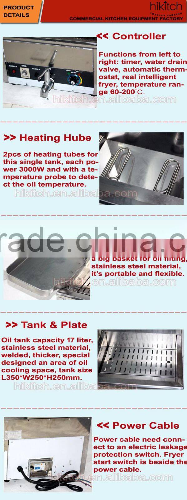 China products electric equipment churos fryer with timer and oil valve