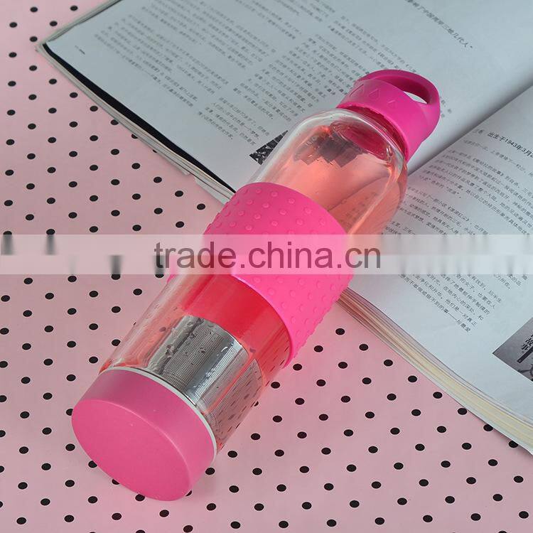 hot sale glass sport water bottle