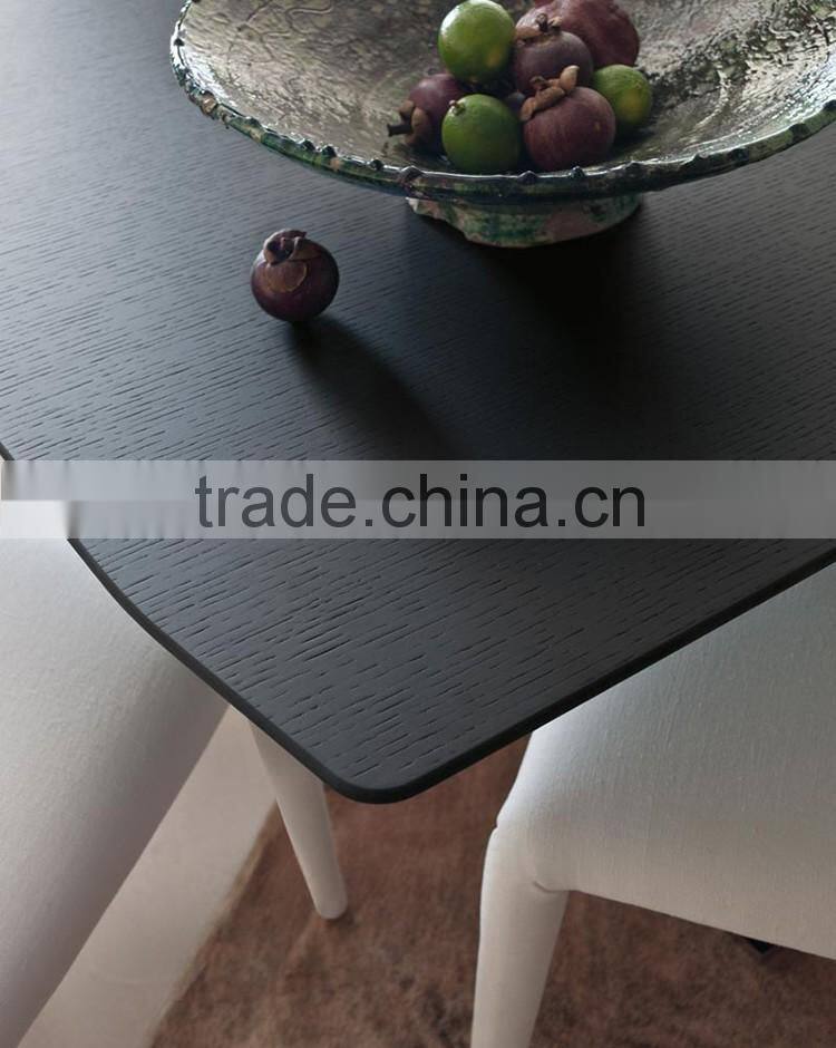 2016 Hanm popular modern stainless steel table bases funriture dining table