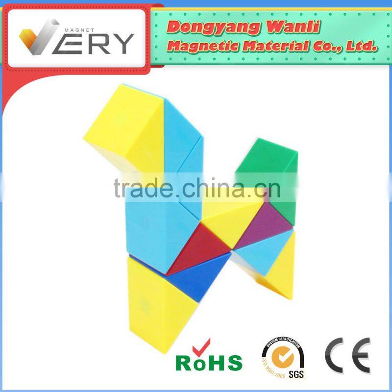 Children beyond 3 years old Pre-school Learning safe magnetic construction Puzzle Toy