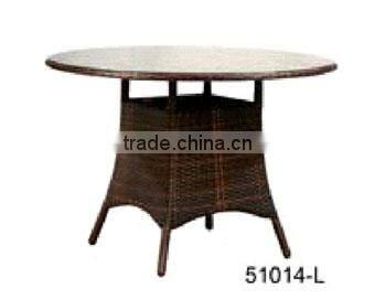 standard PE rattan table for outdoor