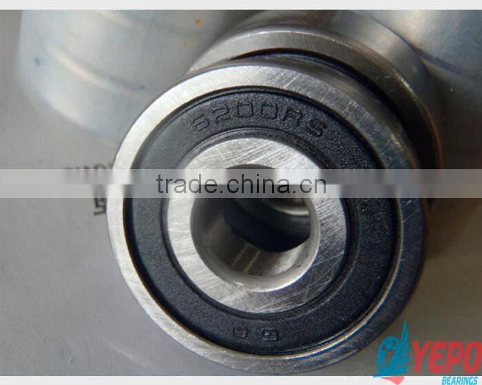 Hot sale China Yepo brand Cheap ball bearings 6200 single row deep groove ball bearing,simple in design,easy for replacement