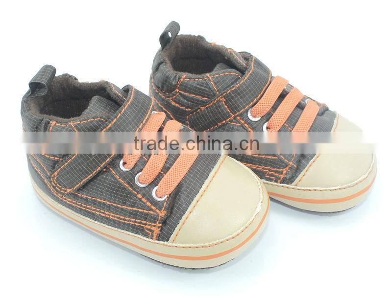Camouflage boat shape canvas baby prewalker shoes