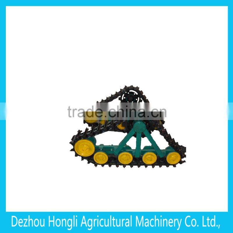 agriculture machinery parts metal track undercarriage with rubber coating