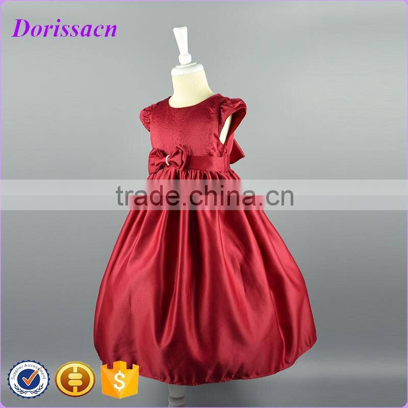 Baby Girls Ivory Communion Bridal Wedding Party Lace Dress Kids Wear Bridesmaid Flower Waist Collar Dress