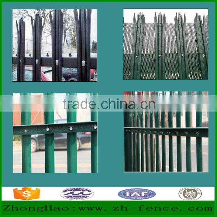 Factory directly sale galvanized and PVC coated european style fence wall and fence gate
