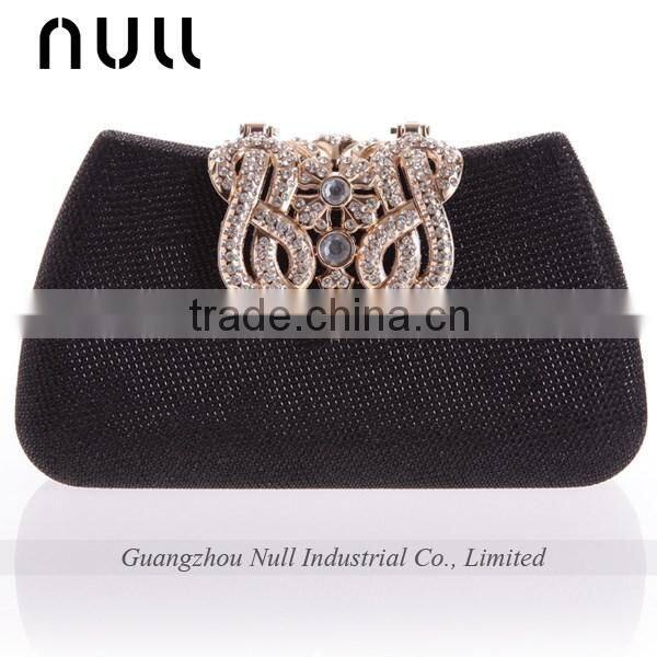 China Manufacture Rhinestone Hard Box Clutch Purse For Wedding