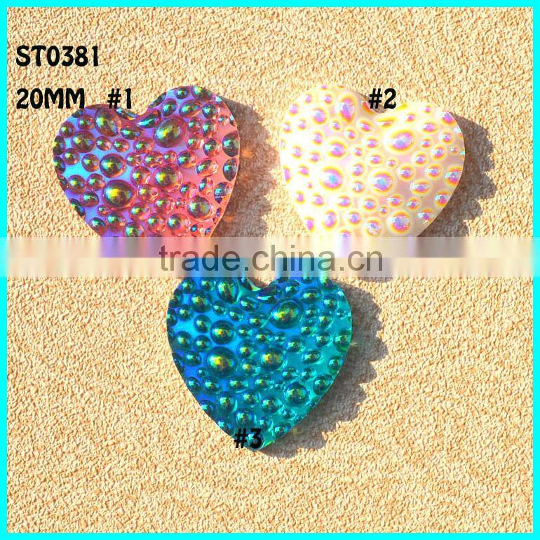 All -Star Rhinestone Beads ,20mm Gemstone Beads ,Resin Flatback Gemstone