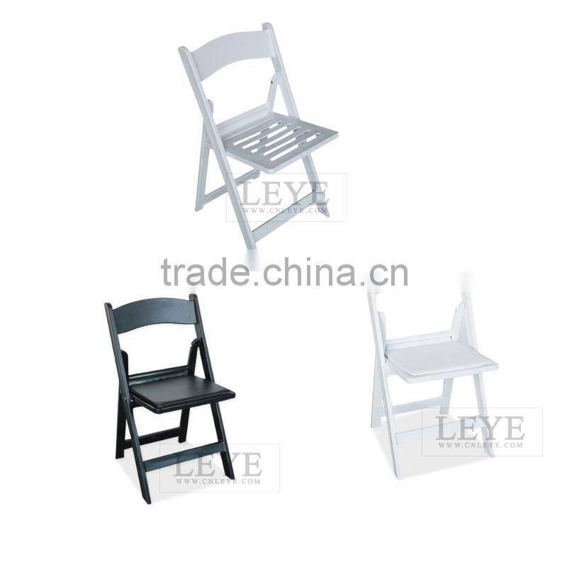 white resin wedding and event chair