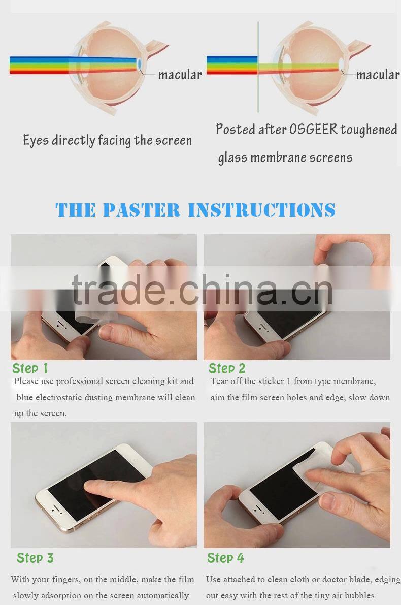 2.5D round edge tempered glass film screen protector for Samsung galaxy S5 glass screen protector
