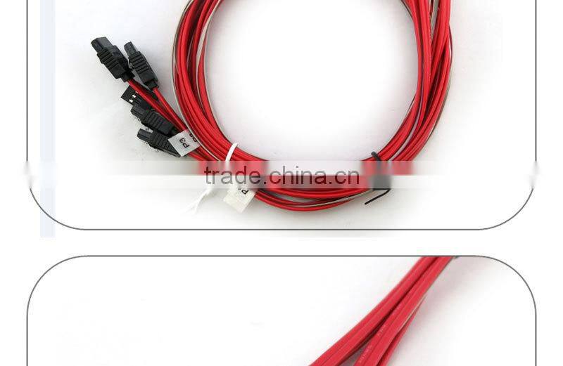 1m High speed Mini SAS SFF8484 32pin to 4xSATA 7pin cable