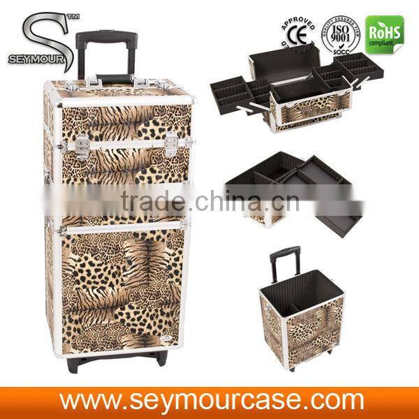 Aluminum Make up Trolley Case
