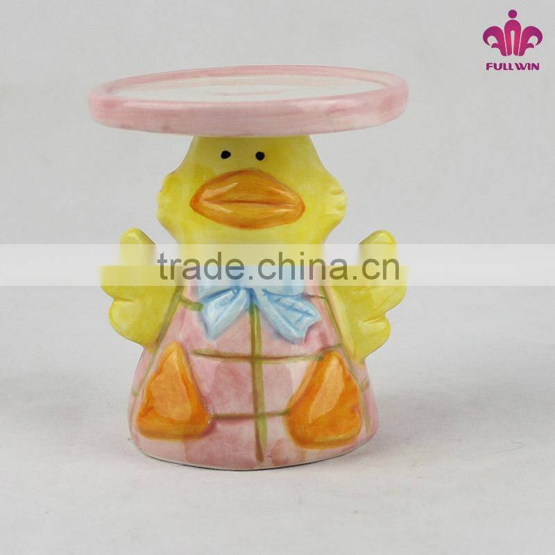 ceramic bunny candle holder