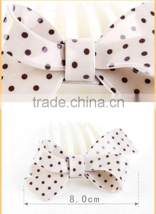 Fashion bow knot Insert hair accessories