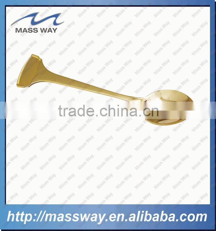 promotional gifts gold plated customized tea spoon
