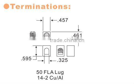 electrical products ofcontactor with 2 poles 60A with UL certificate